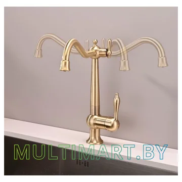Смеситель Paulmark Retro Re213226-BR (бронза) картинка 6